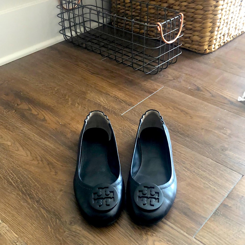 Tory Burch Minnie Travel Ballet Flat Leather/black - Picture 3 of 6